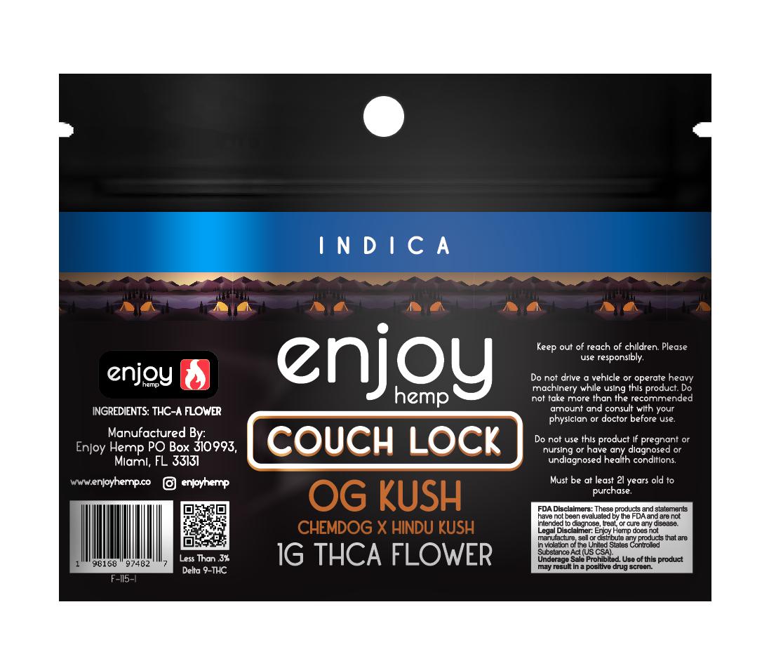 Enjoy THCa 1g Flower | (Sativa, Indica, Hybrid) | 1g each - Various Flavors