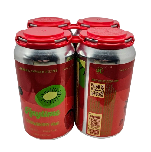 Anytime Low Dose THC beverage - Strawberry Kiwi