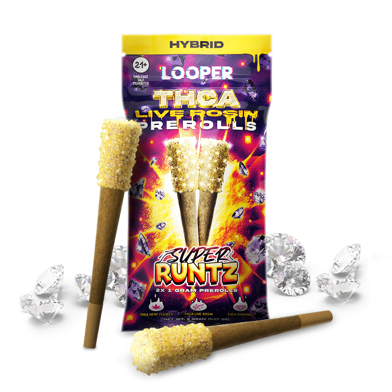 Looper -  1g THCa Pre-Rolls - (Hybrid) -  Super Runtz