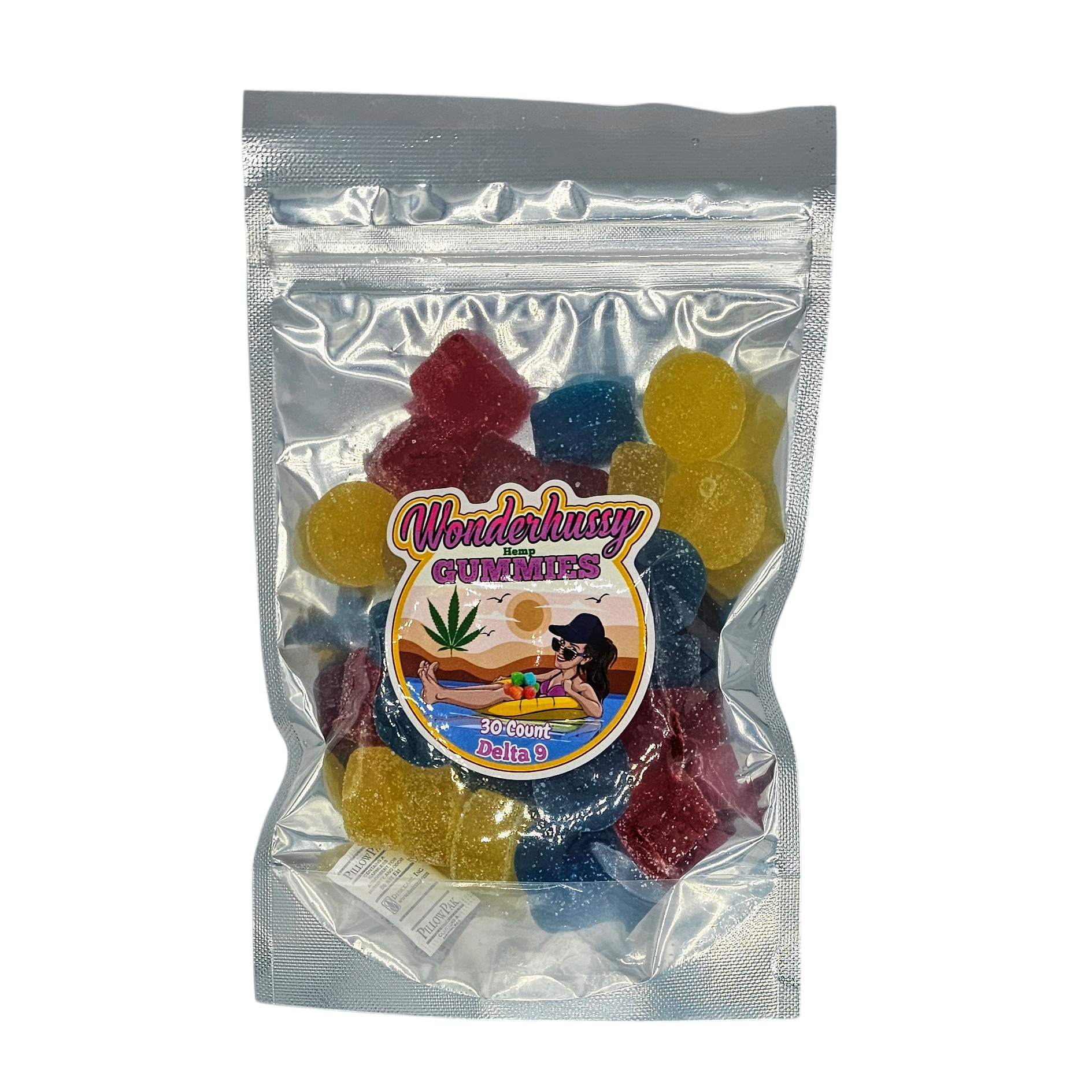 Wonderhussy Delta 9 Mixed Fruit Gummies - 30 ct 15MG