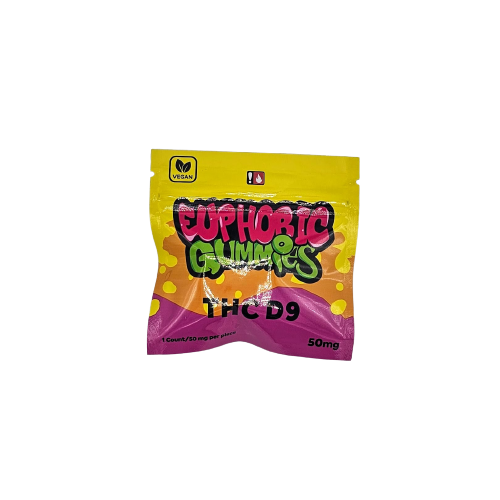 Euphoric D9 Trial Pack 50mg - Mixed Fruit Gummy - 1 Count - devmfg