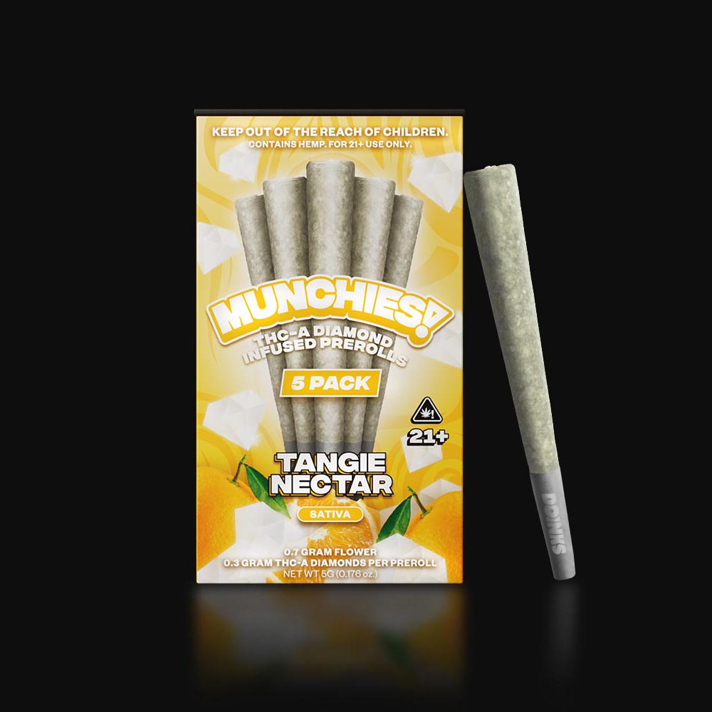 Munchies - THCa Diamond Infused 1g PreRolls - 5ct - Various Strains